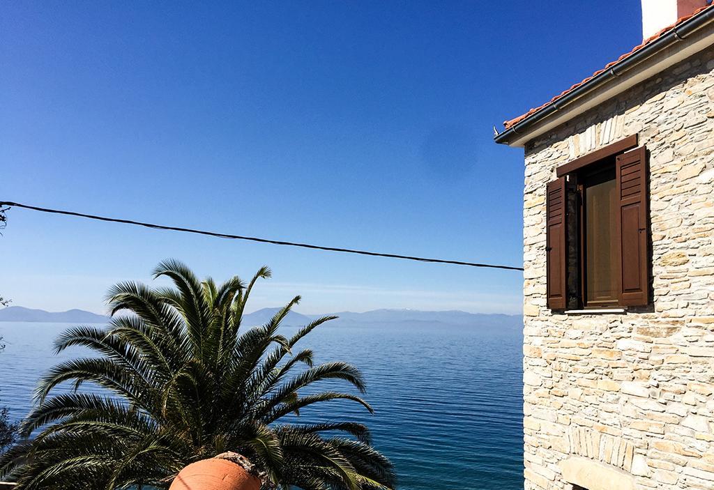 Stone Villa Pelion Afissos Bagian luar foto