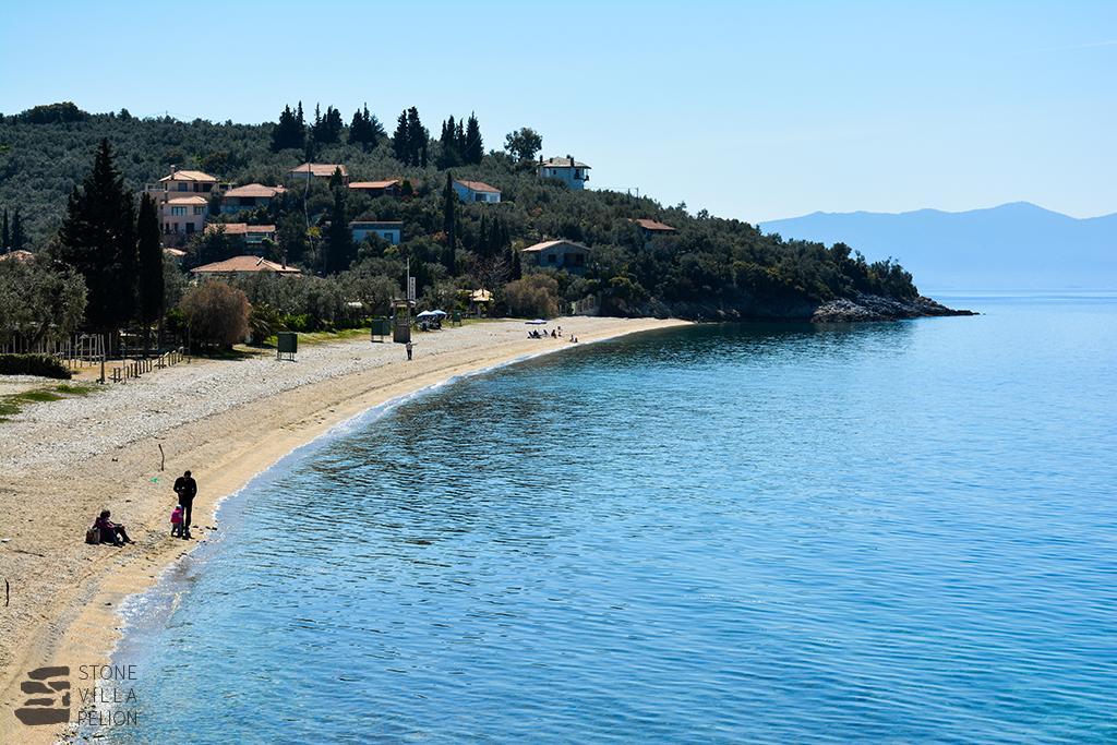 Stone Villa Pelion Afissos Bagian luar foto