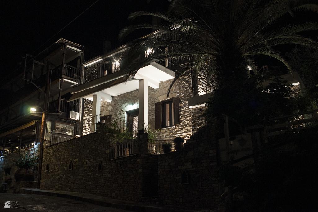Stone Villa Pelion Afissos Bagian luar foto