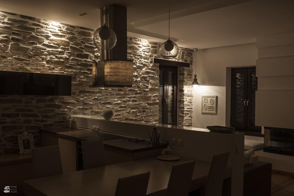 Stone Villa Pelion Afissos Bagian luar foto