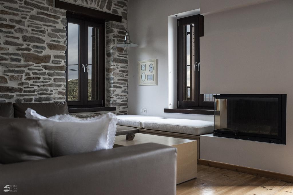Stone Villa Pelion Afissos Bagian luar foto