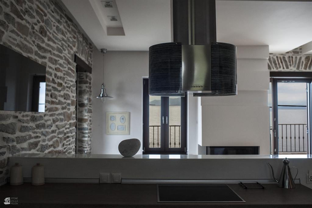Stone Villa Pelion Afissos Bagian luar foto