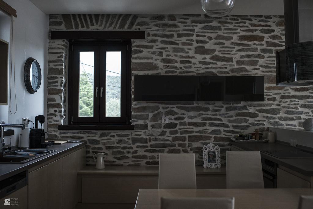Stone Villa Pelion Afissos Bagian luar foto