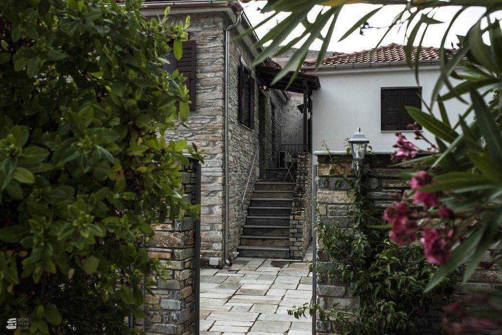Stone Villa Pelion Afissos Bagian luar foto