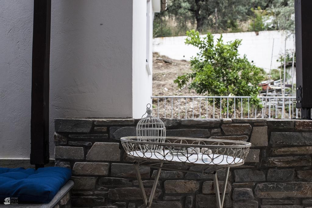 Stone Villa Pelion Afissos Bagian luar foto