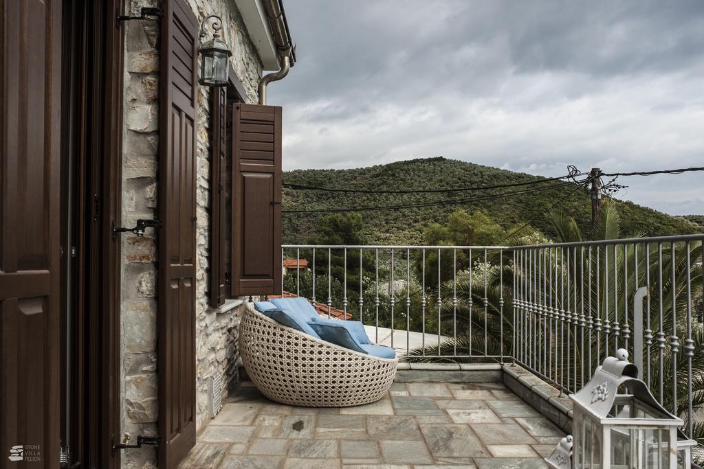 Stone Villa Pelion Afissos Bagian luar foto